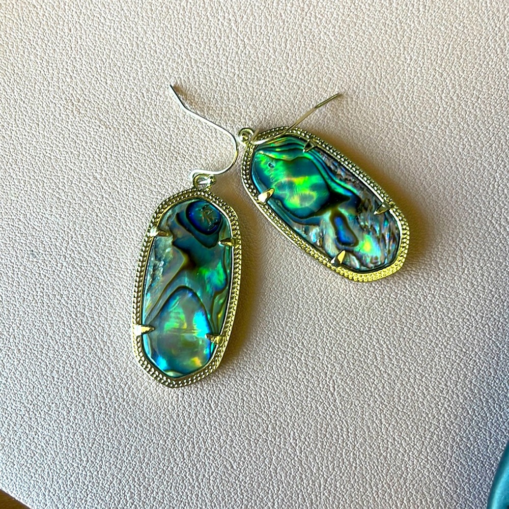 Kendra Scott Elle Earrings - blue/green